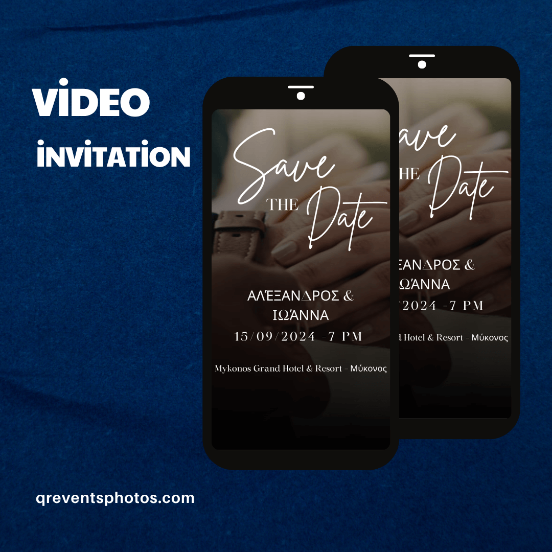 Romantic Wedding Video Invitation