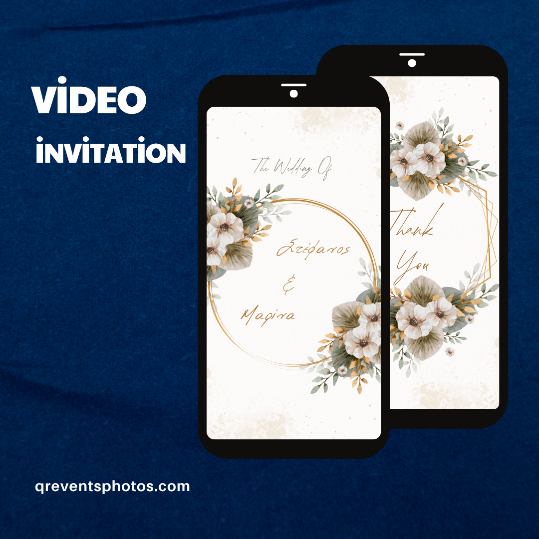 Elegant Wedding Video Invitation