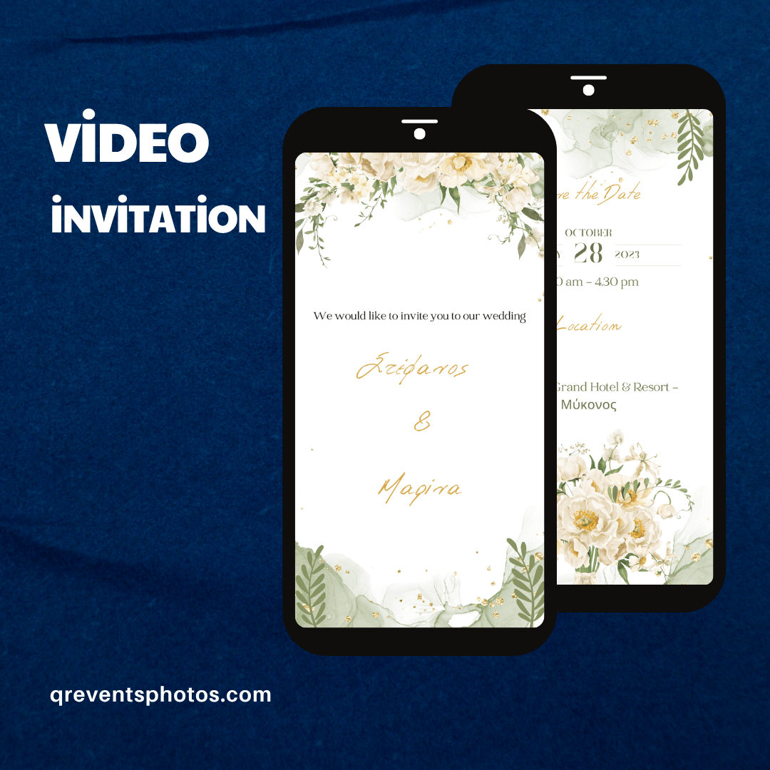 Luxury Wedding Video Invitation