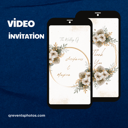 Elegant Wedding Video Invitation