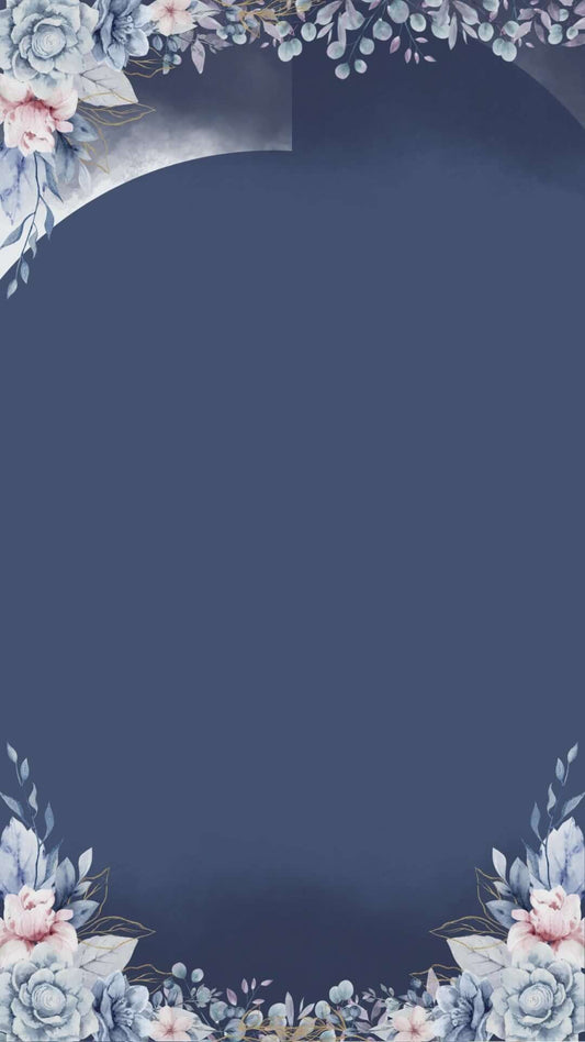Classic Blue Wedding Video Invitation